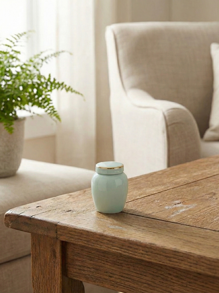 Mini Urn - Mintgroen